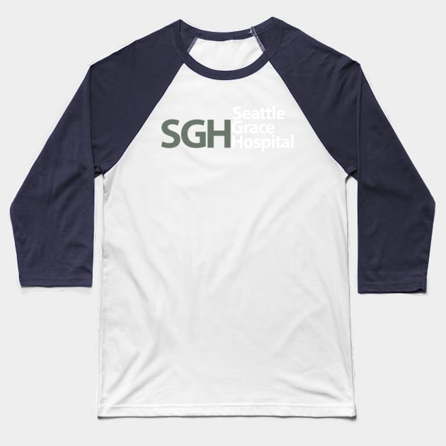 Seattle Grace Hospital Baseball T-Shirt by jordan5L